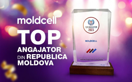 Moldcell, in Topul celor mai buni angajatori din Republica Moldova Moldcell, in Topul celor mai buni angajatori din Republica Moldova