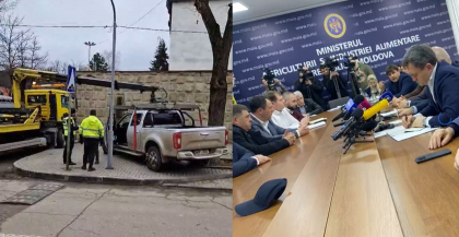 In timp ce agricultorii sunt la intalnire cu premierul tarii, unuia dintre fermieri i-a fost ridicata masina - VIDEO In timp ce agricultorii sunt la intalnire cu premierul tarii, unuia dintre fermieri i-a fost ridicata masina - VIDEO