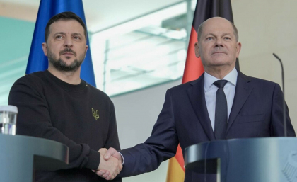 Scholz si Zelenski semneaza un acord de securitate istoric. Germania acorda un ajutor militar de 1,1 miliarde de euro
