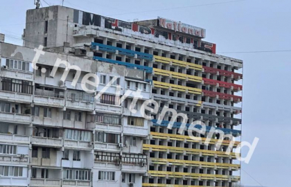 Hotelul National din capitala - pictat din nou. Cum a fost desenat de aceasta data - FOTO Hotelul National din capitala - pictat din nou. Cum a fost desenat de aceasta data - FOTO