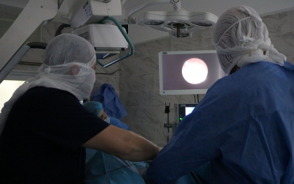Prima interventie endoscopica, realizata cu succes la spitalul din Balti - FOTO
