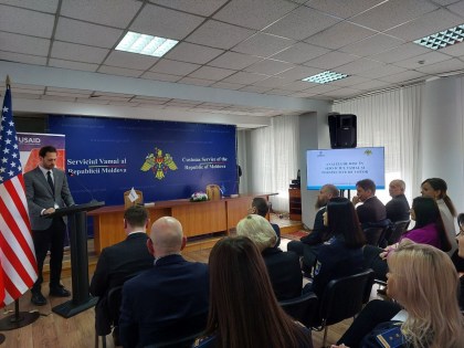 A fost lansat procesul de creare a Centrului de Analiza de Risc si Inteligenta al Serviciului Vamal al Republicii Moldova - VIDEO