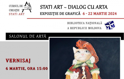 Descopera universul artistic prin expozitia de grafica „Stati Art ~ Dialog cu Arta” - FOTO Descopera universul artistic prin expozitia de grafica „Stati Art ~ Dialog cu Arta” - FOTO