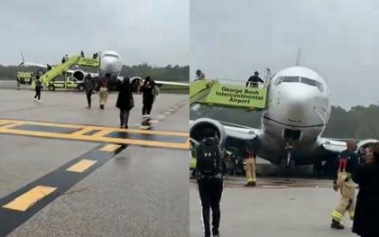 Un avion Boeing 737 MAX a iesit de pe pista la Houston - VIDEO
Un avion Boeing 737 MAX a iesit de pe pista la Houston - VIDEO