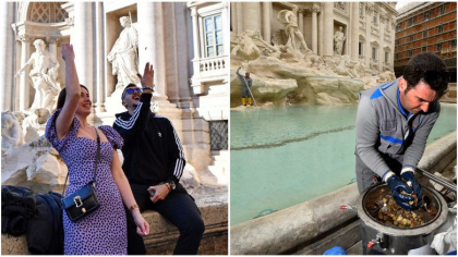 Turistii au aruncat 1,4 milioane de euro in Fontana di Trevi de la Roma in 2022. Unde ajung monedele care indeplinesc dorinte