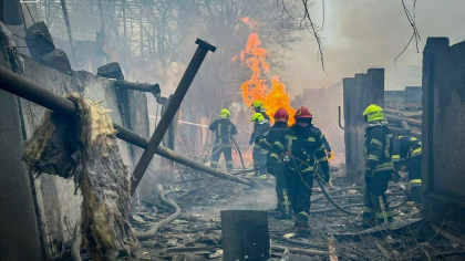 „Double tap” cu rachete la Odesa. Cel putin 14 morti si 46 de raniti. Un paramedic si un salvator au fost ucisi - FOTO
