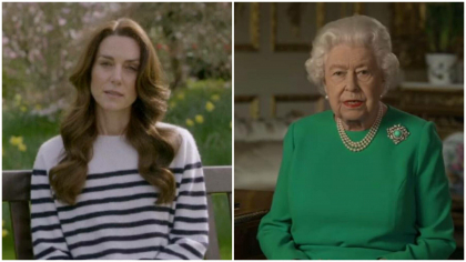 Simbolul secret din clipul in care printesa Kate anunta ca are cancer. Trucul a fost folosit chiar de regina Elisabeta a II-a
Simbolul secret din clipul in care printesa Kate anunta ca are cancer. Trucul a fost folosit chiar de regina Elisabeta a II-a