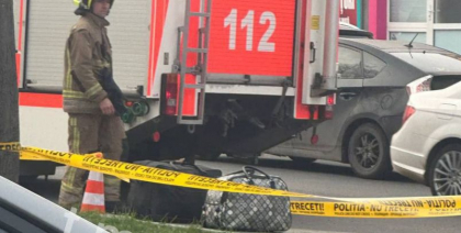 Două valize suspecte pe o stradă din capitală. Poliția, pompierii și geniștii au intervenit - FOTO