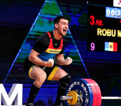 Aur pentru Republica Moldova. Halterofilul Marin Robu va participa pentru a doua oară la Jocurile Olimpice, după ce s-a clasat pe primul loc în Thailanda