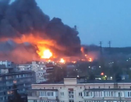 Cea mai mare termocentrală din regiunea Kiev a fost distrusă complet de ultimul atac aerian rusesc - VIDEO