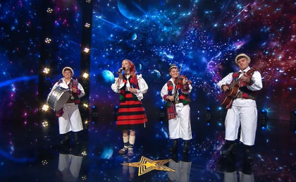 „Două perechi de frați” au venit la Românii au talent cu un moment fabulos de folclor - VIDEO