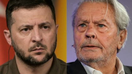 Ucraina îl decorează pe Alain Delon pentru a-i mulţumi pentru sprijinul acordat: „Pentru noi, este un simbol”