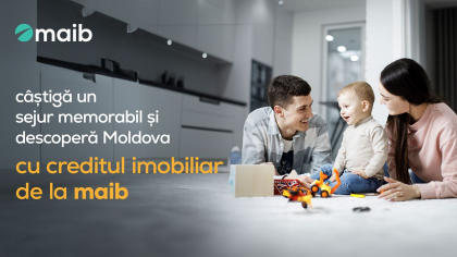 Cu creditul imobiliar de la maib, creezi amintiri acasă și câștigi premii memorabile Cu creditul imobiliar de la maib, creezi amintiri acasă și câștigi premii memorabile