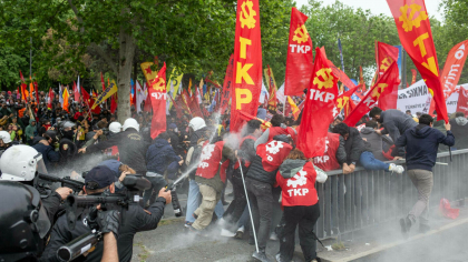 Stare de asediu în Istanbul. Violențe la manifestațiile de 1 Mai. Peste 40.000 de polițiști arestează protestatari - VIDEO
