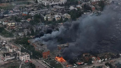 Rușii au mai șters de pe fața pământului un oraș ucrainean, pe care-l bombardează de 12 zile. Imagini ca după apocalipsă, în Vovceansk - FOTO/ VIDEO Rușii au mai șters de pe fața pământului un oraș ucrainean, pe care-l bombardează de 12 zile. Imagini ca după apocalipsă, în Vovceansk - FOTO/ VIDEO