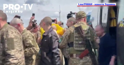 Ucraina şi Rusia au făcut azi primul schimb de prizonieri de război din ultimele aproape patru luni