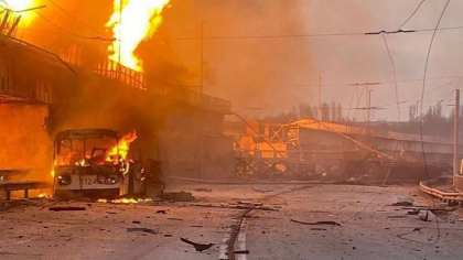 Stare de alertă în Ucraina, după un atac masiv al rușilor. Cea mai mare centrala hidroelectrică e în stare critică - VIDEO Stare de alertă în Ucraina, după un atac masiv al rușilor. Cea mai mare centrala hidroelectrică e în stare critică - VIDEO