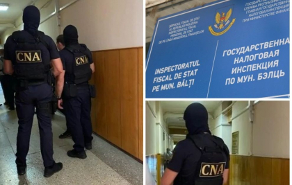 1,5 milioane de lei ridicați, 5 persoane bănuite și un inspector, reținut: CNA vine cu detalii despre cele 36 de percheziții descinse la funcționarii Serviciului Fiscal de Stat din nordul țării 1,5 milioane de lei ridicați, 5 persoane bănuite și un inspector, reținut: CNA vine cu detalii despre cele 36 de percheziții descinse la funcționarii Serviciului Fiscal de Stat din nordul țării