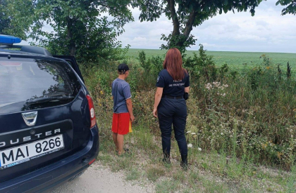 A trecut de trei ori ilegal hotarul: Un adolescent, aflat în dificultate, depistat la frontiera de stat
