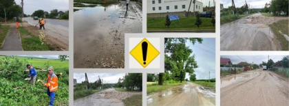 Administrația de Stat a Drumurilor s-a mobilizat în mai multe raioane ale țării pentru a curăța drumurile în urma ploilor abundente