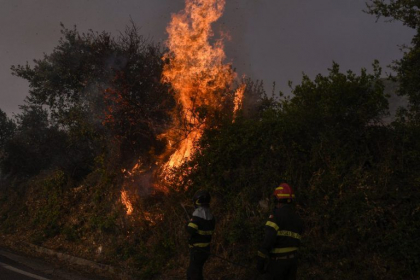 Un incendiu de vegetaţie, stimulat de vânturi puternice, s-a declanşat lângă Atena. Traficul rutier a fost suspendat pe principala autostradă care face legătura între Koropi şi suburbiile Atenei Un incendiu de vegetaţie, stimulat de vânturi puternice, s-a declanşat lângă Atena. Traficul rutier a fost suspendat pe principala autostradă care face legătura între Koropi şi suburbiile Atenei