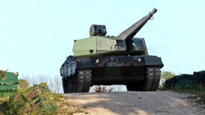 Cum arată noul tanc-mutant pe care Ucraina îl va folosi contra Rusiei. Este proiectat să distrugă drone și rachete - GALERIE FOTO