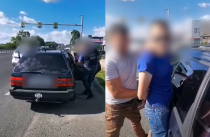 Moldovean, prins în timp ce transporta trei ucraineni care au trecut ilegal graniţa - VIDEO
