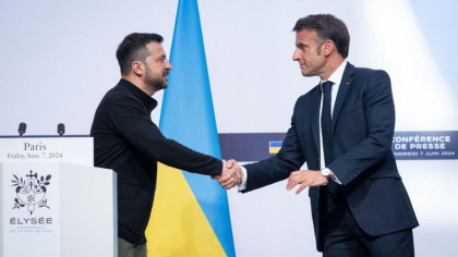 Volodimir Zelenski se declară convins că Franţa îşi va menţine sprijinul pentru Ucraina şi după alegerile cruciale din weekend Volodimir Zelenski se declară convins că Franţa îşi va menţine sprijinul pentru Ucraina şi după alegerile cruciale din weekend