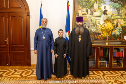 Luca Brăduțeanu, primul copil din Republica Moldova care va studia în Sfântul Munte Athos - FOTO
