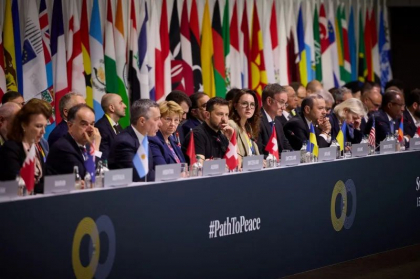 Rusia respinge participarea la un viitor summit de pace pe modelul celui organizat în Elveția: „Despre ce propuneri vorbim?”
Rusia respinge participarea la un viitor summit de pace pe modelul celui organizat în Elveția: „Despre ce propuneri vorbim?”