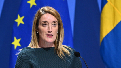 Roberta Metsola a fost realeasă președinte a Parlamentului European pentru doi ani şi jumătate