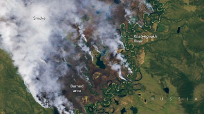 Arde Siberia. Peste 1 milion de hectare, mistuite de incendiile forestiere active