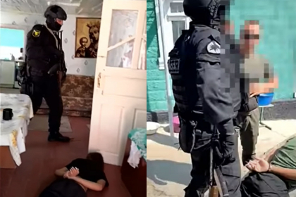 Doi bătrâni din Durlești, amenințați și jefuiți de hoți cu cagule pe cap. Momentul în care mascații intră în casa făptașilor - VIDEO