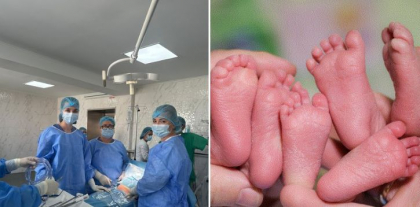 Emoții la puterea a treia. O femeie din nordul țării a adus pe lume tripleți. De câte kg s-au născut bebelușii - FOTO Emoții la puterea a treia. O femeie din nordul țării a adus pe lume tripleți. De câte kg s-au născut bebelușii - FOTO