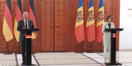 Maia Sandu, după întâlnirea cu Olaf Scholz: „Vă mulțumesc pentru susținerea constantă și necondiționată pe care Germania o acordă în parcursul european al Republicii Moldova” - VIDEO Maia Sandu, după întâlnirea cu Olaf Scholz: „Vă mulțumesc pentru susținerea constantă și necondiționată pe care Germania o acordă în parcursul european al Republicii Moldova” - VIDEO
