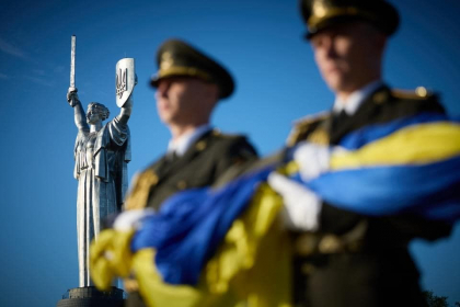 Ucraina marchează 33 de ani de independență. Volodimir Zelenski: „Pe uscat, pe mare, în aer, în interiorul țării - oriunde stăm de pază pentru valorile noastre” - VIDEO
