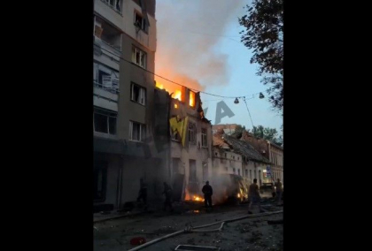 Ucraina, sub alertă de raid aerian în timpul nopții: 3 civili uciși și 35 de răniți în Liov. Victime și în Krivoi Rog. Explozii în Kiev - VIDEO