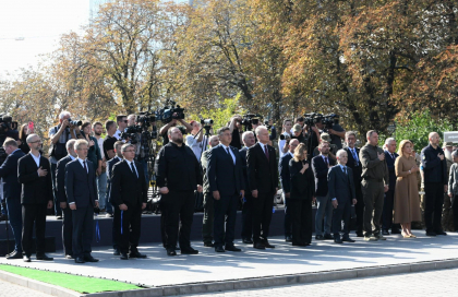 Igor Grosu, prezent la inaugurarea unui memorial dedicat genocidului stalinist al tătarilor din Crimeea - FOTO Igor Grosu, prezent la inaugurarea unui memorial dedicat genocidului stalinist al tătarilor din Crimeea - FOTO