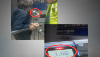 Iresponsabilitate maximă. Șoferița unui taxi, prinsă băută la volan: avea depășită norma de peste 10 ori - FOTO 