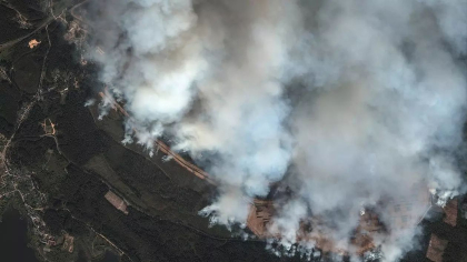 Cum arată acum depozitul rusesc de rachete care a mișcat seismografele când a explodat. Imagini din satelit - FOTO Cum arată acum depozitul rusesc de rachete care a mișcat seismografele când a explodat. Imagini din satelit - FOTO