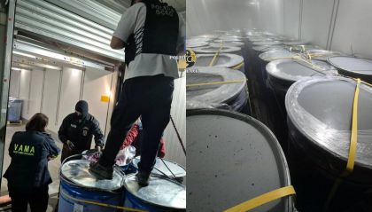 Tone de cocaină - descoperite în Portul Constanța. Drogurile erau ascunse în fructe congelate. Precizările poliției române - FOTO Tone de cocaină - descoperite în Portul Constanța. Drogurile erau ascunse în fructe congelate. Precizările poliției române - FOTO
