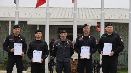 Carabinierii moldoveni care au participat la misiunea de pacificare în Kosovo au primit scrisori de mulțumire din partea unității militare a MSU - FOTO