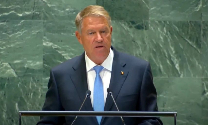 Iohannis, de la tribuna ONU: „România îşi va continua sprijinul necondiţionat pentru consolidarea rezilienţei Republicii Moldova”
