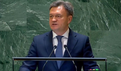 Dorin Recean, la dezbaterile generale din cadrul Adunării Generale a ONU: „Este momentul să ne unim efortul și să aducem Republica Moldova în marea familie europeană” - VIDEO