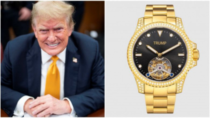 După adidași, biblii și monede, Donald Trump lansează și o colecție de ceasuri în campania electorală. Cât costă ceasul Trump