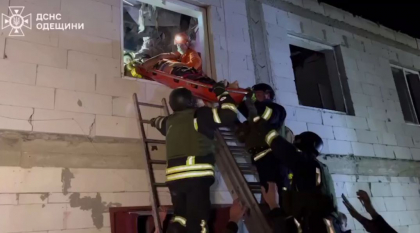 Patru persoane au murit într-un atac la Odesa. Trupele ruse au atacat cu rachete balistice, iar o clădire cu două etaje în care locuiau civili a fost distrusă