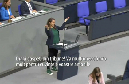 Pentru prima dată în istoria Parlamentului Germaniei, un deputat surdo-mut a ținut un discurs Pentru prima dată în istoria Parlamentului Germaniei, un deputat surdo-mut a ținut un discurs