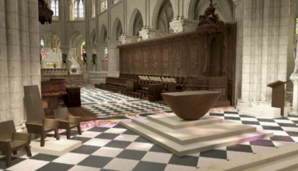 Catedrala Notre Dame din Paris are un altar nou la 5 ani de la incendiul devastator. Notre Dame se va deschide pe 8 decembrie Catedrala Notre Dame din Paris are un altar nou la 5 ani de la incendiul devastator. Notre Dame se va deschide pe 8 decembrie