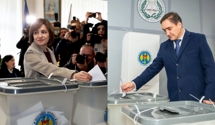 Președintele va fi ales în turul II. Rezultatele preliminare după procesarea a 100% din procesele verbale: Maia Sandu - 42,45% și Alexandru Stoianoglo - 25,98%