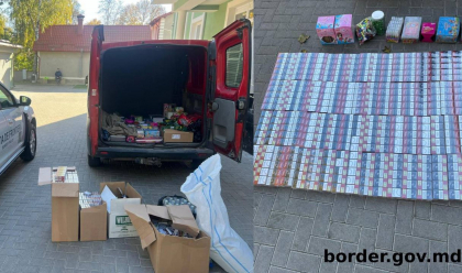 Nu a putut prezenta acte de proveniență și a rămas fără marfă. Un șofer din nordul țării, documentat, după ce în mașina sa a fost găsit alcool și pachete de țigări - FOTO Nu a putut prezenta acte de proveniență și a rămas fără marfă. Un șofer din nordul țării, documentat, după ce în mașina sa a fost găsit alcool și pachete de țigări - FOTO